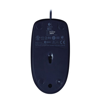 Logitech M100 Optical USB Mouse with Ambidextrous Design