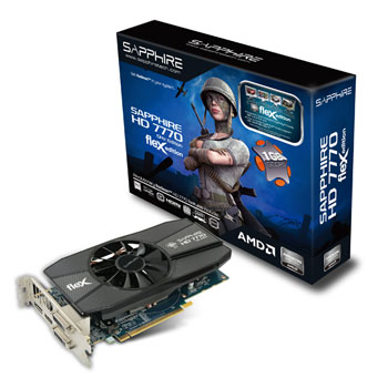 Sapphire Radeon HD 7770 Flex AMD Graphics Card - 1GB