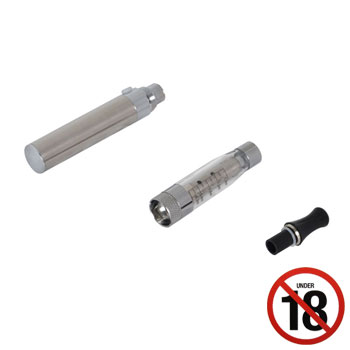EGO Small Silver e-Cigarette K inc 2x EGO Battery, 2x CE5+ Wickless  Atomisers USB Charge Cable LN50828 - EGO Kit Silver
