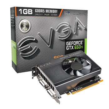 EVGA NVIDIA GTX 650 Ti Graphics Card - 1GB