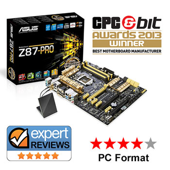 Z87-PRO Intel S1150 ASUS ATX Motherboard with WiFi GO