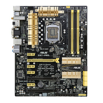 Z87-PRO Intel S1150 ASUS ATX Motherboard with WiFi GO : image 2