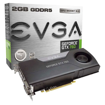 EVGA GeForce GTX 760 2GB Nvidia Pci Express Graphics Card