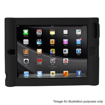 Vibe Slick-Grip Passive Amplifier iPad Protective Case Black
