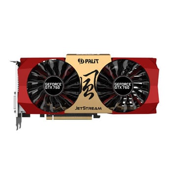 Palit GeForce GTX 760 JetStream Graphics Card 2GB LN51737
