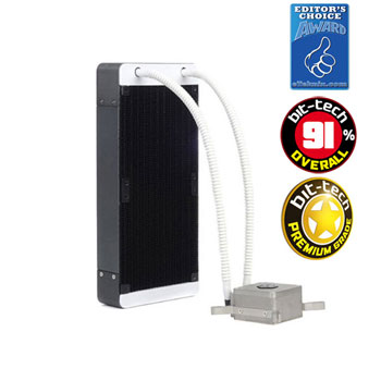 Silverstone TD02 Tundra Water Cooler for All Intel & AMD CPU's with 2x120mm Fans & Radiator