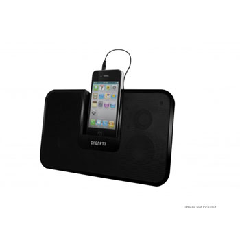 Cygnett CentreStage Black Speaker Stand for iPhones, iPods & Most Mobile Phones & MP3 Players : image 1