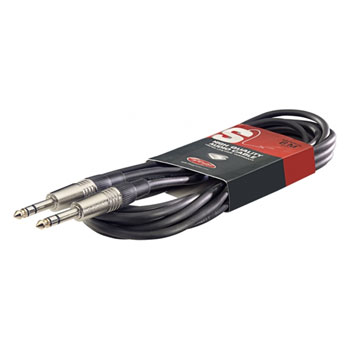 6M Stagg Stereo 6.3mm Jack to Jack Cable : image 1