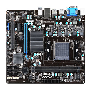 MSI 760GMA-P34 Socket AM3+ Micro-ATX Motherboard : image 2