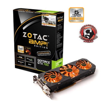 ZOTAC GTX 780 3GB AMP! Edition Nvidia PCI Express Graphics Card