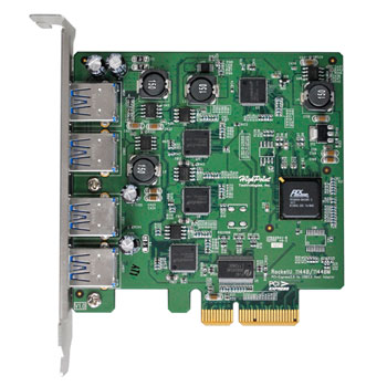Highpoint RocketU 1144C 4 Port PCI-E 2 USB3 Controller LN52927 ...