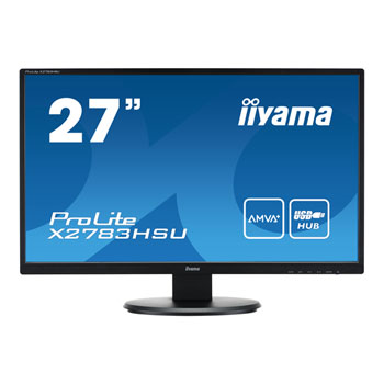 iiyama 27" AMVA LED Monitor with USB Hub X2783HSU-B1