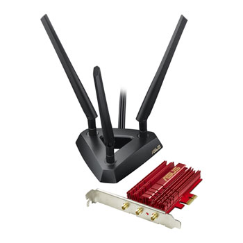 ASUS Wireless PCIe Adapter AC1900 with Triple desktop Antenna mount : image 1
