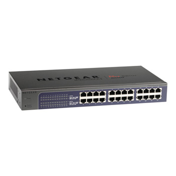 NetgearJGS524E 24 Port Gigabit Network Switch with QoS, VLAN and network monitoring