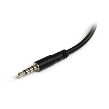 StarTech 3.5mm combo headphone/microphone port into 1x 3.5mm headphone ...