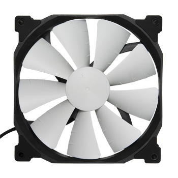 Phanteks PH-F140XP 140mm Black Frame White Blade PWM Fan
