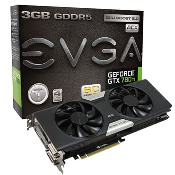 EVGA GeForce GTX 780 Ti SuperClocked AC Graphics Card 3GB