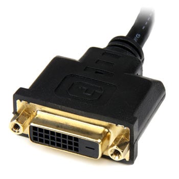 StarTech.com HDDVIMF8IN 20cm HDMI to DVI-D Video Cable Adapter : image 3
