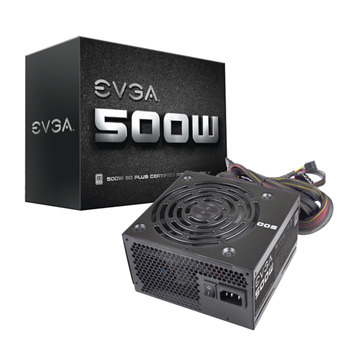 EVGA 500W 80PLUS White Power Supply