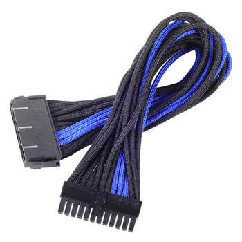 Silverstone 300mm 24-pin to 24-pin Cable - Black/Blue