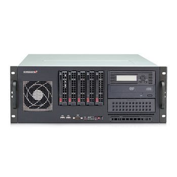Supermicro 4u SC842 Case CD/FDD/4xSCA Rack 2 x 350W PSU : image 1