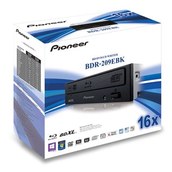 Blu-ray Writer Quad Layer 1, Pioneer BDR-209EBK Retail