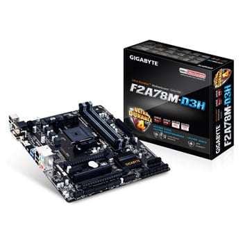 F2A78M-D3H AMD Gigabyte FM2 Micro ATX Motherboard
