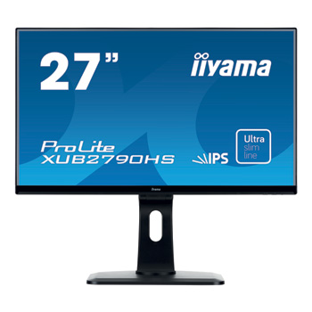 iiyama ProLite XUB2790HS 27" IPS Monitor Height/Pivot/Tilt/Swivel Adjustable