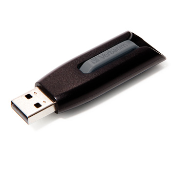 Verbatim 128GB Store 'n' Go USB 3.0 Performance Flash Drive Retractable Black : image 2