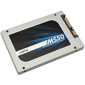 Crucial M550 256GB SATA III 6GB/s Solid State Drive Slim 7mm