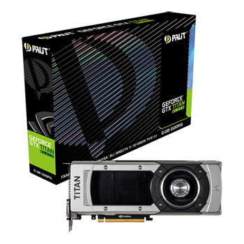PCパーツ PALIT GEFORCE GTX TITAN 6GB PALIT GTX TITAN Black 6GB Ultimate PCI Express Graphics Card