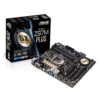 ASUS Z97M-PLUS Haswell Micro ATX Motherboard