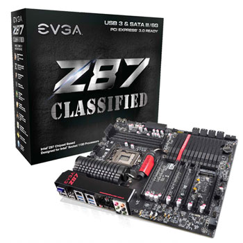Z87 Classified intell S1150 EVGA Enthusiast E-ATX Motherboard