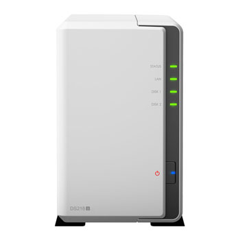 Synology DS218J 2 Bay NAS + 2x 2TB Seagate IronWolf HDDs, Built & Confirured to RAID 1 : image 2