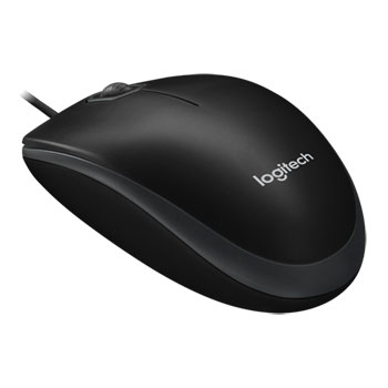 Logitech B100 Black Optical USB Mouse 3 Button with Scroll Wheel