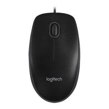 Logitech B100 Black Optical USB Mouse 3 Button with Scroll Wheel : image 2