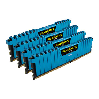 Corsair Vengeance LPX Blue 16GB DDR4 2800 MHz 16-18-18-36  XMP 2.0 Quad Channel Desktop