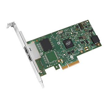 Intel I350-T2 V2 2 Port Gigabit Ethernet Server Adaptor PCIe with Low Profile Adaptor : image 1