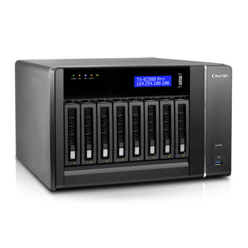 Qnap 8 Bay Desktop Expandable Business Class NAS Solution