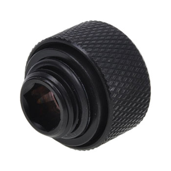 Alphacool HT 13mm HardTube Compression Fitting G1/4 for Acrylic/Brass tube - Deep Black : image 3