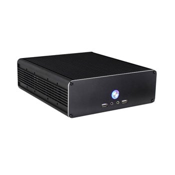 Powercool K3i Mini-ITX Black Aluminium Chassis with 120W PSU VESA READY