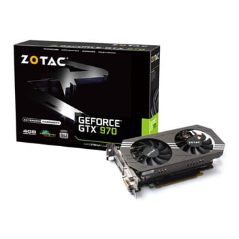 Zotac GeForce GTX 970 Gaming Graphics Card - 4GB