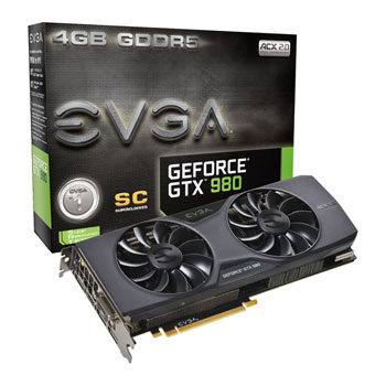 EVGA GeForce GTX 980 SC ACX2.0 GAMING Graphics Card - 4GB : image 1
