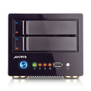 Akitio MyCloud Pro 2x SATA, RAID 1 / 0 , JBOD, Desktop NAS : image 2