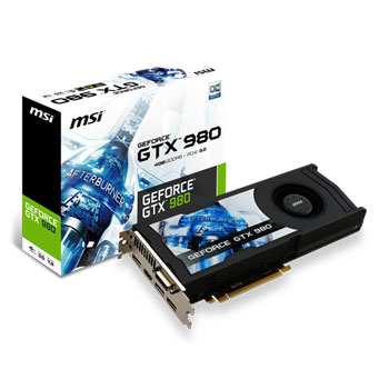 MSI NVIDIA GTX 980 4GD5 OCV1 Graphics Card - 4GB