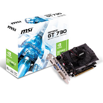 MSI NVIDIA GT 730 Graphics Card - 2GB