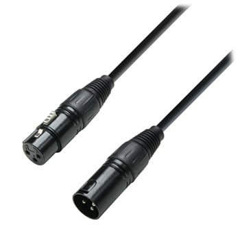 DMX Cable XLR male to XLR female 6 m For Lighting : image 1