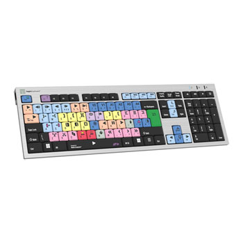 LOGICKEYBOARD QWERTY PC Slim Line clavier QWERTY, USB, Avid Media Composer