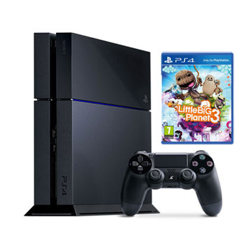 PS4 500GB Console + LBP 3 Game LN61626 - PS4+LBP3 | SCAN UK