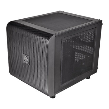 Thermaltake Core V21 Compact Cube Black Windowed Micro ATX Gaming Case : image 3